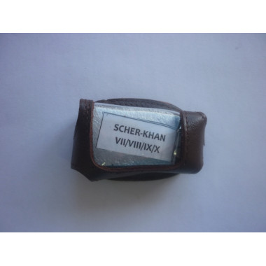 чехол для брелка КОБУРА SCHER-KHAN 7-12 КОРИЧНЕВАЯ