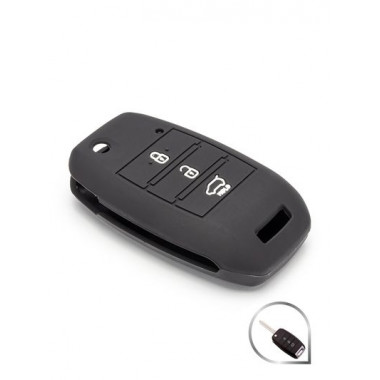 чехол для ШТАТ КЛЮЧА СИЛИКОН 929 KIA K3 (ВЫКИДНОЙ) Размер 45х75мм