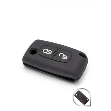 чехол для ШТАТ КЛЮЧА СИЛИКОН 936 Citroen C-QUATRE, C-Triomphe, C4, C5  (Hatchback) (ВЫКИДНОЙ, 2 КНОПКИ) Размер 37х65мм