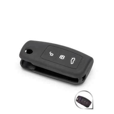 чехол для ШТАТ КЛЮЧА СИЛИКОН 939 FORD FOCUS,Fiesta, Mondeo (ВЫКИДНОЙ) Размер 33х75мм