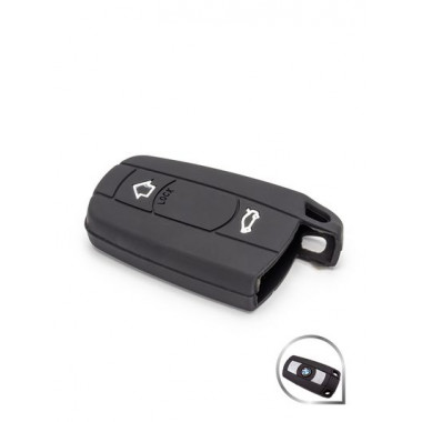 чехол для ШТАТ КЛЮЧА СИЛИКОН 967 BMW 5 series, X5,  X1, 3series, old 5 series (СМАРТ) Размер 40х70мм