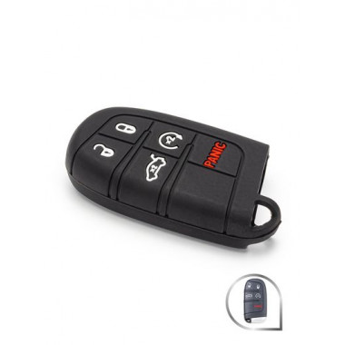 чехол для ШТАТ КЛЮЧА СИЛИКОН 978 JEEP Kreisler  Dodge Intelligent (СМАРТ)  Размер 45х75мм