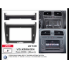 Переходная рамка 2DIN 9 дюймов (CARAV 22-538) VOLKSWAGEN Polo 2009+ Черная Разм.230/220 x130