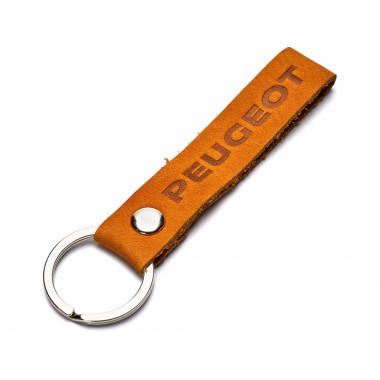 Брелок КОЖА "ремешок" ПЕЖО (PEUGEOT)