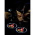 Штатная подсветка дверей с логотипом Mitsubishi Pajero (08-16) №PMC-PJL