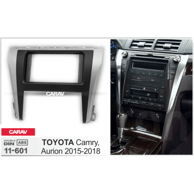 Переходная рамка 2DIN 7 дюймов (CARAV 11-601) TOYOTA Camry, Aurion 2015-18  Разм173x98/178x102