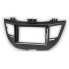 Переходная рамка 2DIN 9 дюймов (CARAV 22-064) HYUNDAI Tucson (TL) 2015-18 (руль слева / черный-серебро)  Разм.230/220 x130