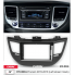 Переходная рамка 2DIN 9 дюймов (CARAV 22-064) HYUNDAI Tucson (TL) 2015-18 (руль слева / черный-серебро)  Разм.230/220 x130