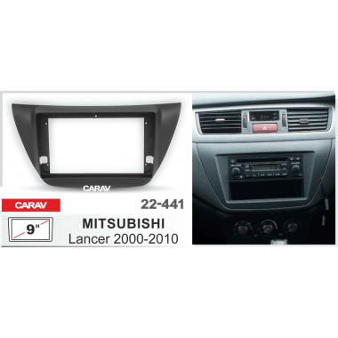 Переходная рамка 2DIN 9 дюймов (CARAV 22-441) MITSUBISHI Lancer IХ 2000-10  Разм.230/220 x130