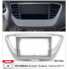 Переходная рамка 2DIN 9 дюймов (CARAV 22-784) HYUNDAI Solaris 2017-2020 (серебро) Разм. 230/220 x130