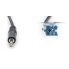 Кабель AUX (CARAV 18-007) VW / AUDI / SEAT / SKODA (Blaupunkt, VDO, Becker) 8pin mini-ISO -> 3.5mm mini-jack)