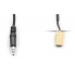 Кабель AUX (CARAV 18-008) FIAT 500 2007-15, Grande Punto 2005-12, SMART (Grundig SB05 / HGT1400 / Radio 9/10) 6pin mini-ISO -> 3.5mm mini-jack)