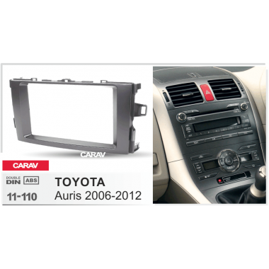 Переходная рамка 2DIN 7 дюймов (CARAV 11-110) TOYOTA Auris 2006-12 Разм. 173x98/178x102