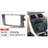 Переходная рамка 2DIN 7 дюймов (CARAV 11-110) TOYOTA Auris 2006-12 Разм. 173x98/178x102