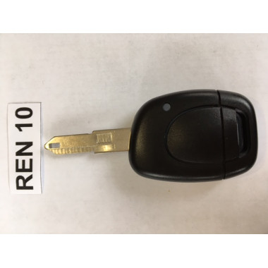 Ключ с платой прямой (REN10)  RENAULT чип 7946, (частота 433), лезвие NE73, 1 кнопка