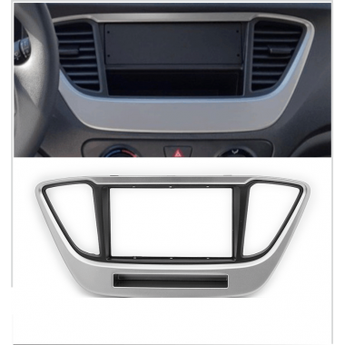 Переходная рамка 2DIN 7 дюймов (CARAV 11-784) для HYUNDAI Accent, Solaris, Verna 2017+ Разм.173x98/178x102